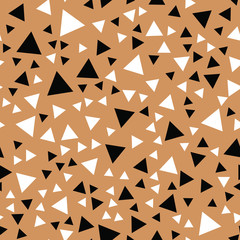 Seamless vector EPS 10 with triangles Abstract geometric pattern. Multicolor Figures. Texture for print and Banner. Flat style