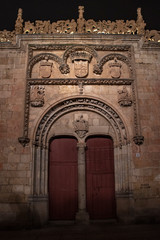 entrance of the rectory of the historical  University of Salamanca