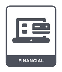 financial icon vector