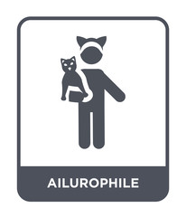 ailurophile icon vector