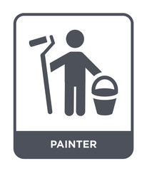 painter icon vector
