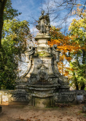 Fototapeta na wymiar Statue at Bom Jesus, Braga, Portugal