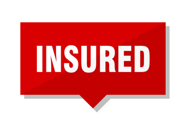 insured red tag