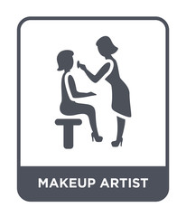 makeup artist icon vector