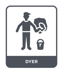 dyer icon vector