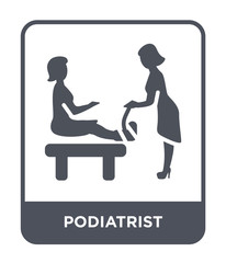 podiatrist icon vector