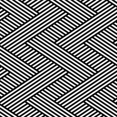 Vector seamless texture. Modern geometric background with intersecting stripes.