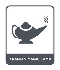 arabian magic lamp icon vector