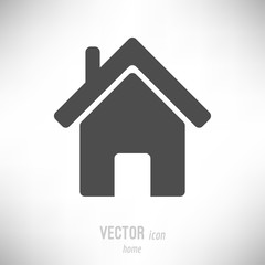 vectror flat home icon
