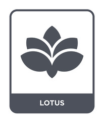 lotus icon vector