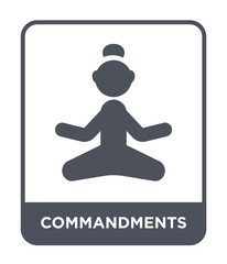 commandments icon vector