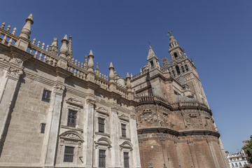 Fototapeta na wymiar Cathedral of Seville 