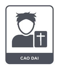 cao dai icon vector