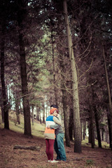 girl in forest