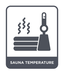 sauna temperature icon vector