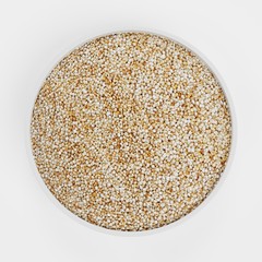 Realistic 3D Render of Quinoa in Bowl