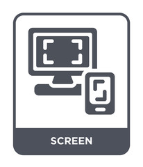 screen icon vector