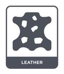 leather icon vector
