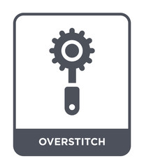 overstitch icon vector