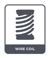 wire coil icon vector
