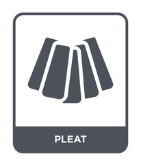 pleat icon vector