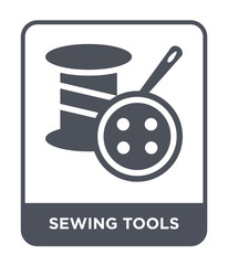 sewing tools icon vector