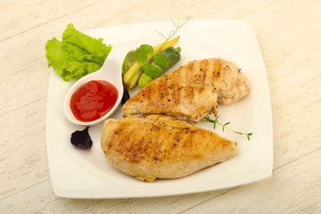 Roasted chicken breast