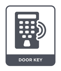 door key icon vector