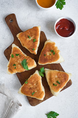 Deep fried meat pies