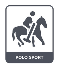 polo sport icon vector