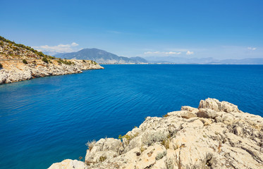 Sea beach in Turkey.