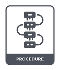 procedure icon vector