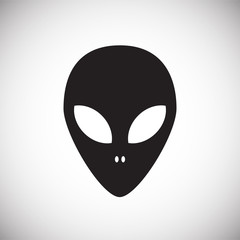 Ufo Alien icon on white background for graphic and web design, Modern simple vector sign. Internet concept. Trendy symbol for website design web button or mobile app