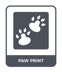 paw print icon vector
