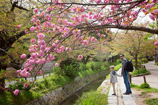 Family In Kyoto, Japan