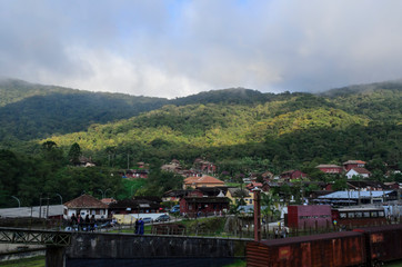 vista panor&acirc;mica da cidade de Paranapiacaba em S&atilde;o Paulo no Brasil, em cores, em alta resolu&ccedil;&atilde;o