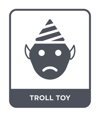 troll toy icon vector