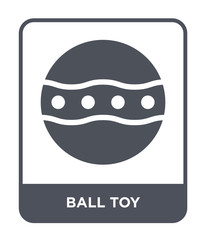 ball toy icon vector