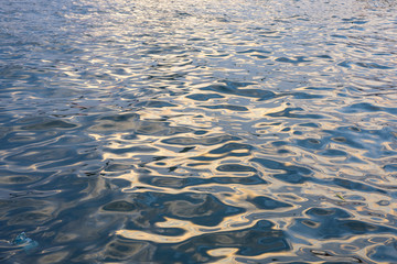 sunlight reflections on water