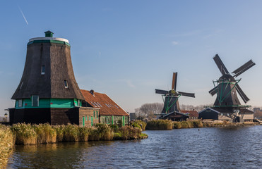 Zaanse Schans, Netherlands - considered a real open air museum, Zaanse Schans presents a collection of well-preserved historic windmills and houses