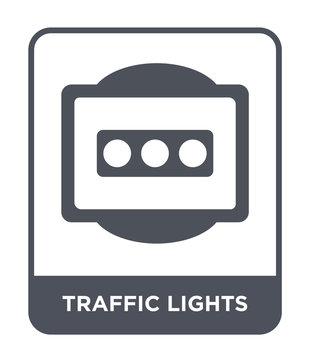 traffic lights icon vector