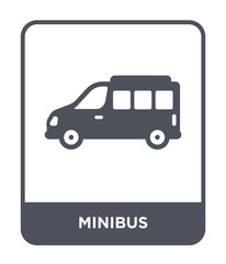 minibus icon vector