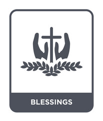 blessings icon vector