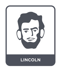 lincoln icon vector