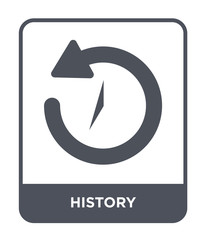 history icon vector