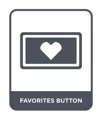 favorites button icon vector