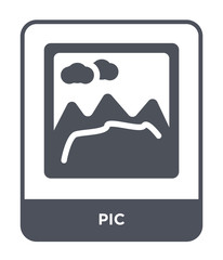 pic icon vector