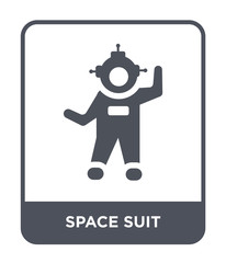 space suit icon vector