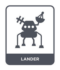 lander icon vector