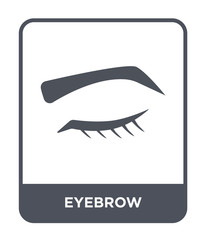 eyebrow icon vector